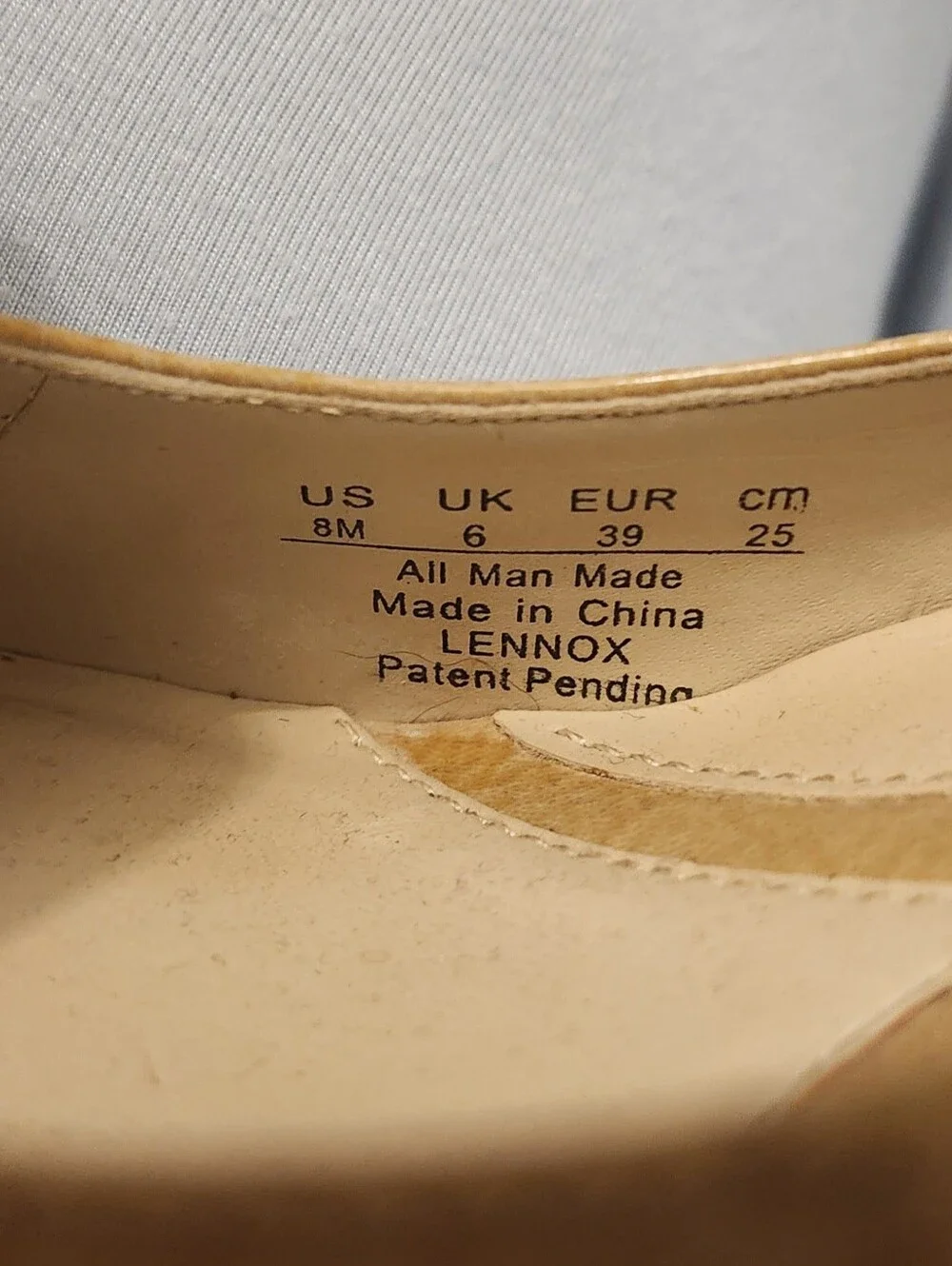 Naturalizer N5 Comfort Lennox Beige‎ Leather Women's Heels Size 8